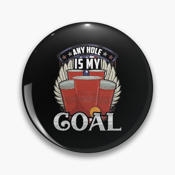 Item preview, Any Hole Is My Goal Beer Pong Patriotic USA designed and sold by perfectpresents.