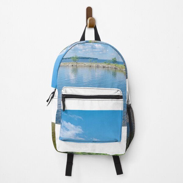 Item preview, Beautiful lake view and blue sky in Sweden designed and sold by Sasas Design.