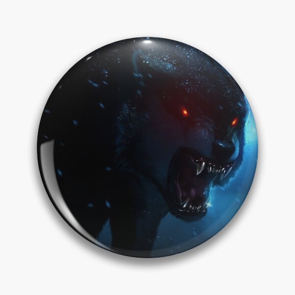 Item preview, Black  angry Wolf designed and sold by Riya Sharma.