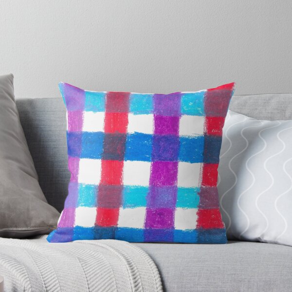 Item preview, Blue red purple checkered pattern designed and sold by lion-house.