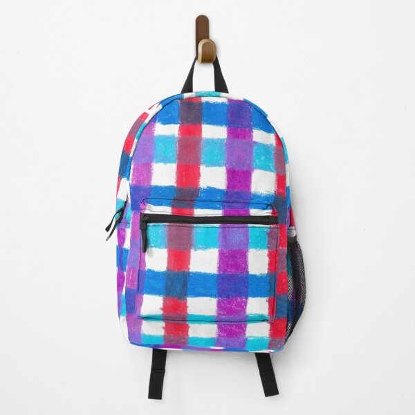 Item preview, Blue red purple checkered pattern designed and sold by lion-house.