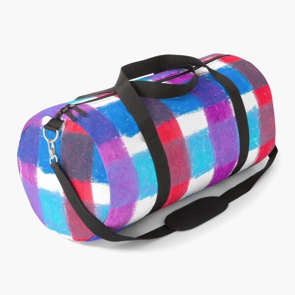 Item preview, Blue red purple checkered pattern designed and sold by lion-house.