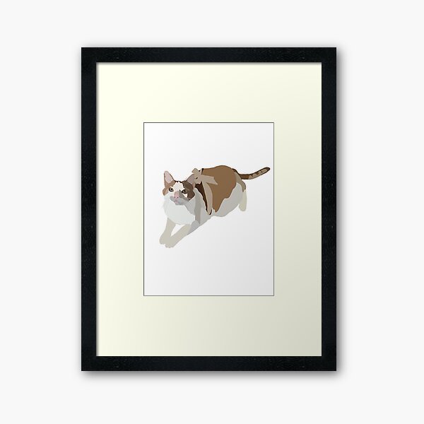 Item preview, White and Orange Tabby Cat with Bow designed and sold by cmartin2396.