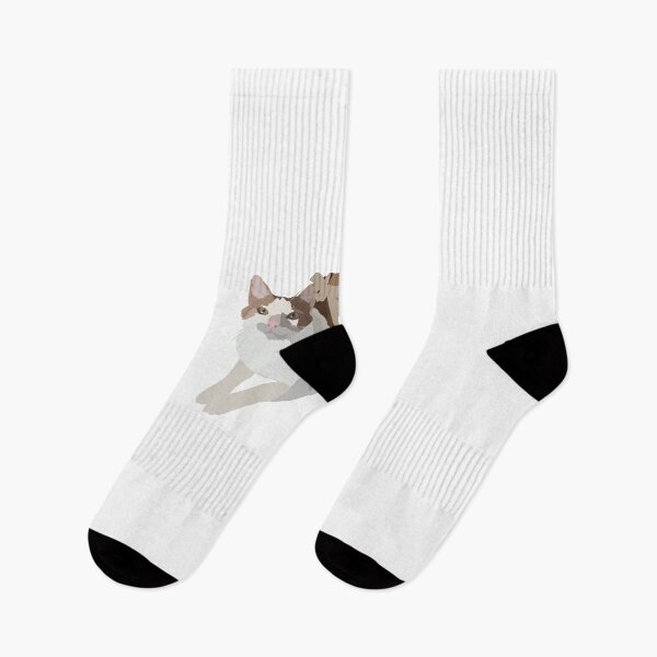 Item preview, White and Orange Tabby Cat with Bow designed and sold by cmartin2396.