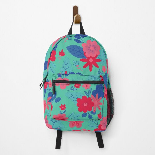 Item preview, Floral Ethnic Print Classic Design - Biscay Green (Blue, Crimson, Violet Red) designed and sold by AudaciousGB.