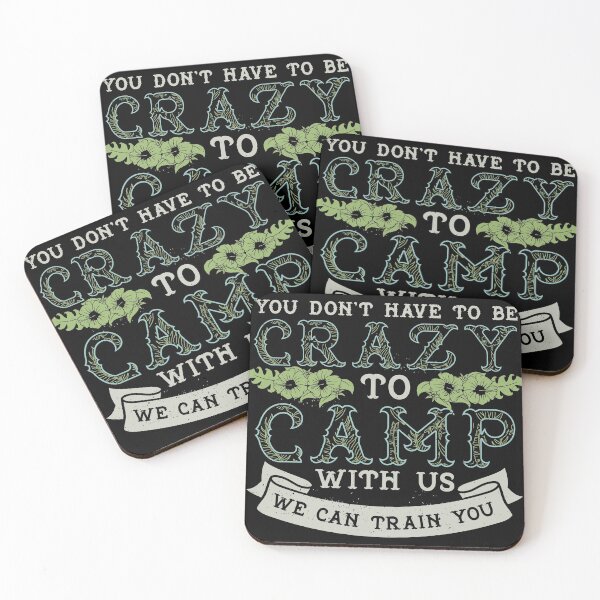 Item preview, Funny Camping Lover Crazy Camping Joke Gift Design Idea des design designed and sold by Lisbob.