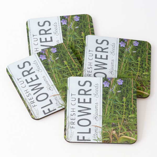Item preview, Garden flowers with fresh cut flower sign 0722 designed and sold by simonbratt.