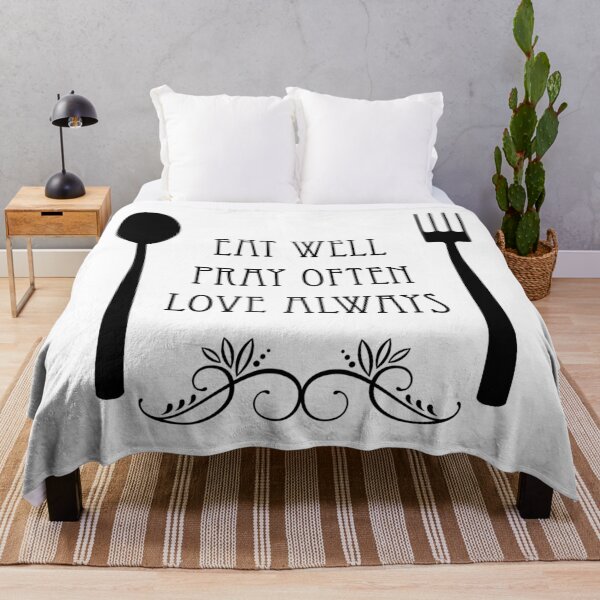 Item preview, Eat Well Pray Often Love Always designed and sold by LADYGOODMOOD.