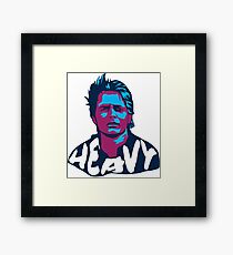 Marty McFly Pop Art Framed Print