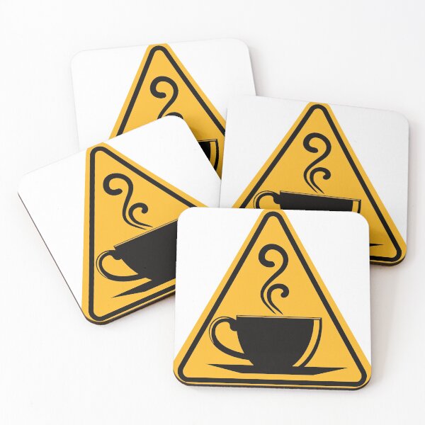 Item preview, coffee warning | coffee warning sign designed and sold by TshirtFuchs.