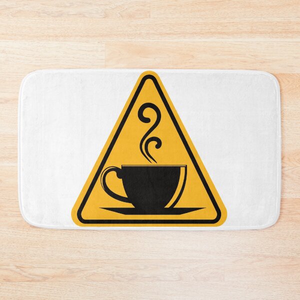 Item preview, coffee warning | coffee warning sign designed and sold by TshirtFuchs.