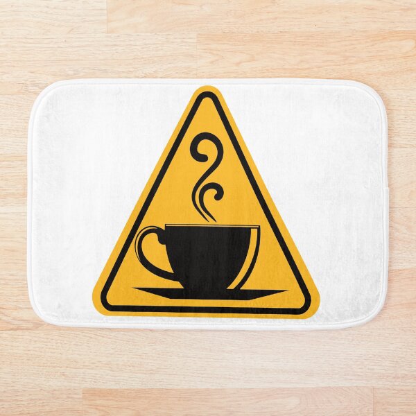 Item preview, coffee warning | coffee warning sign designed and sold by TshirtFuchs.