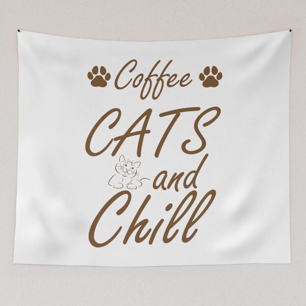 Item preview, coffee cats and chill designed and sold by danyc88.