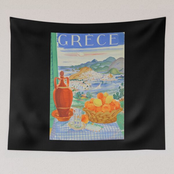 Item preview, Grece vintage travel poster designed and sold by stickart-marek.