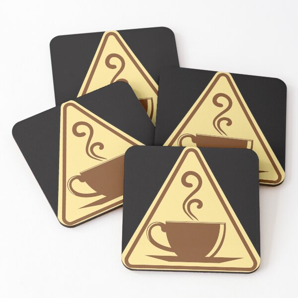 Item preview, coffee warning sign | coffee warning designed and sold by TshirtFuchs.