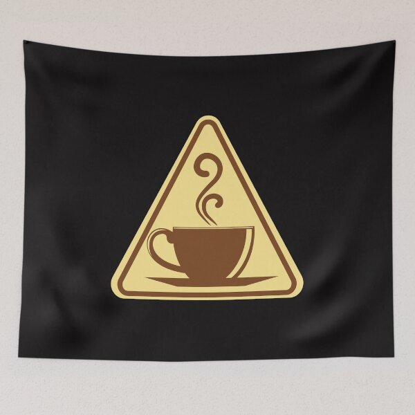 Item preview, coffee warning sign | coffee warning designed and sold by TshirtFuchs.