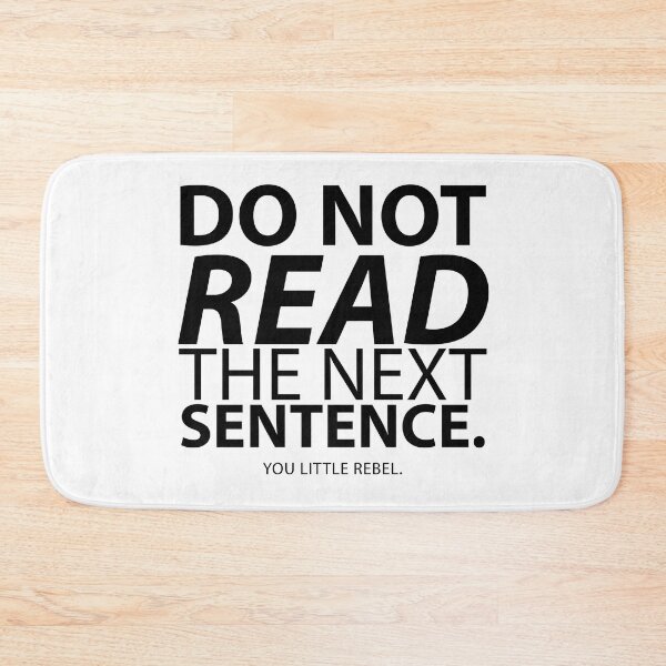 Item preview, do not read the nest sentence designed and sold by danyc88.
