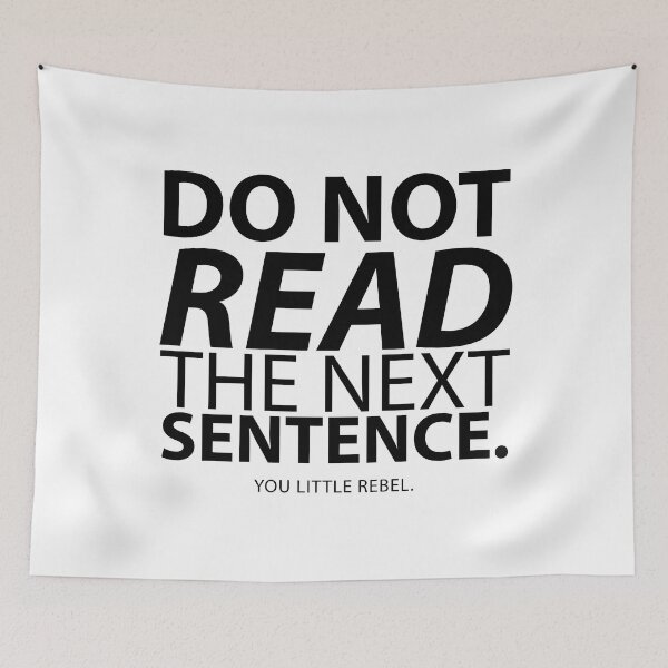 Item preview, do not read the nest sentence designed and sold by danyc88.