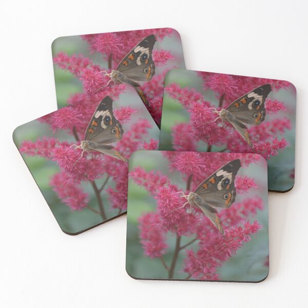 Item preview, Buckeye Butterfly on Pink Bush designed and sold by ReneeKennedy.