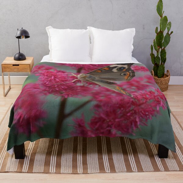 Item preview, Buckeye Butterfly on Pink Bush designed and sold by ReneeKennedy.
