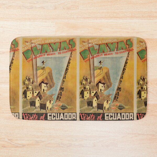 Artikelvorschau, Visite el Ecuador vintage travel poster entworfen und verkauft von stickart-marek.