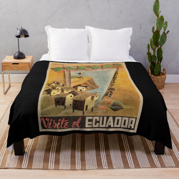 Artikelvorschau, Visite el Ecuador vintage travel poster entworfen und verkauft von stickart-marek.