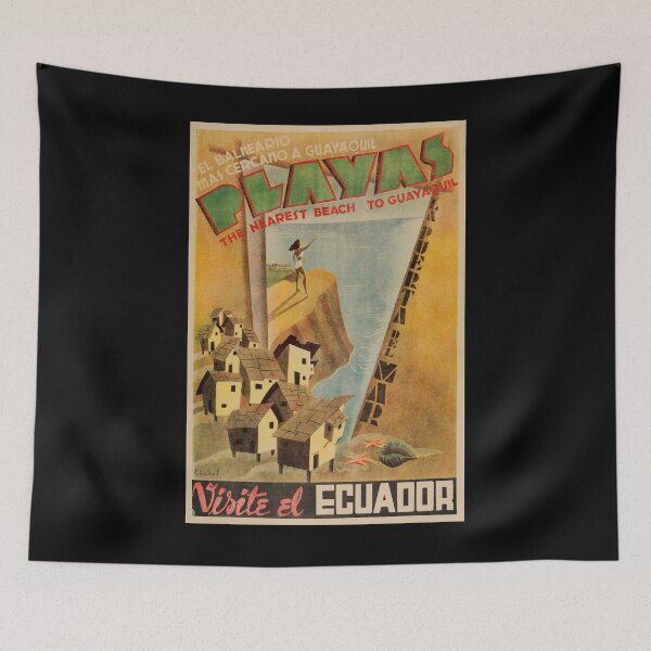 Item preview, Visite el Ecuador vintage travel poster designed and sold by stickart-marek.