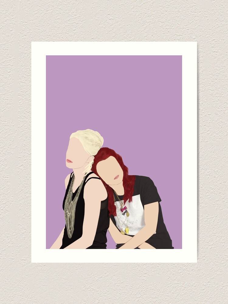"Skins UK Naomi and Emily " Art Print by ohwowskins Redbubble