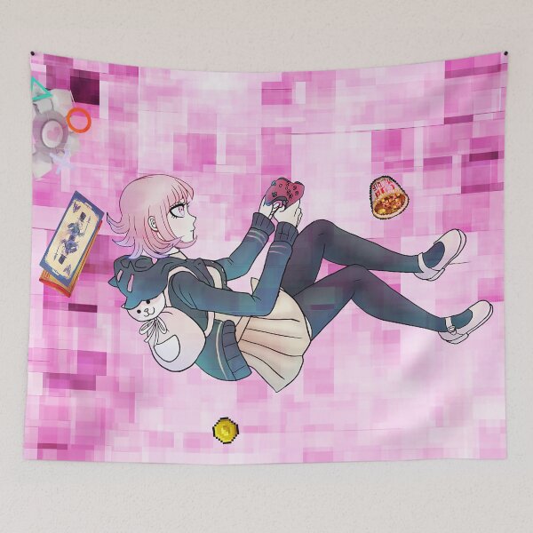 Item preview, Dangan Ronpa! Chiaki had a great big fall designed and sold by angsty-angst.