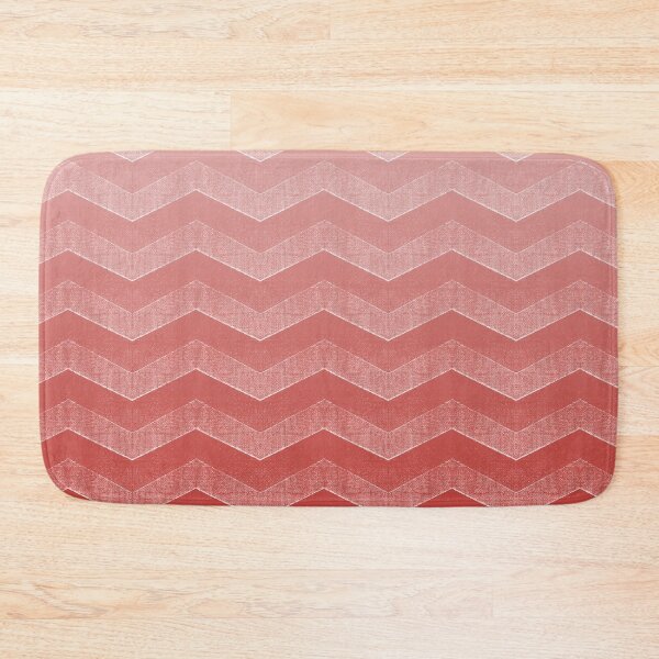 Item preview, Valiant Poppy Chevron Ombre designed and sold by coverinlove.