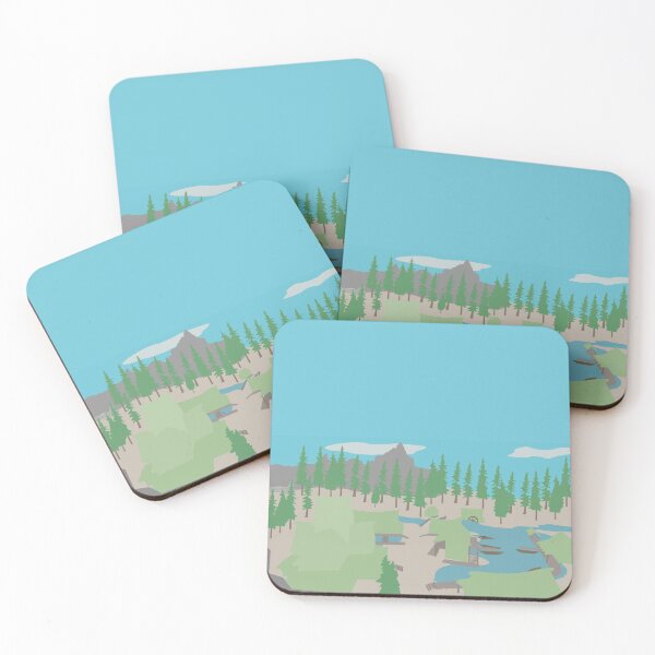 Item preview, Skyrim Morthal Landscape Vector Artwork designed and sold by Tamriel's Wanderer.