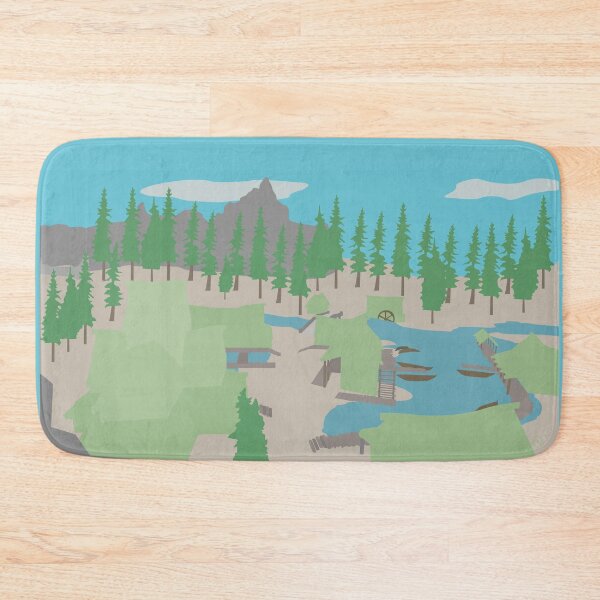 Item preview, Skyrim Morthal Landscape Vector Artwork designed and sold by Tamriel's Wanderer.