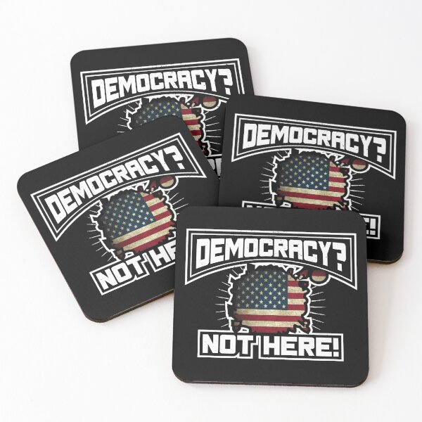 Item preview, Democracy? not here. designed and sold by Cutebutfunny.