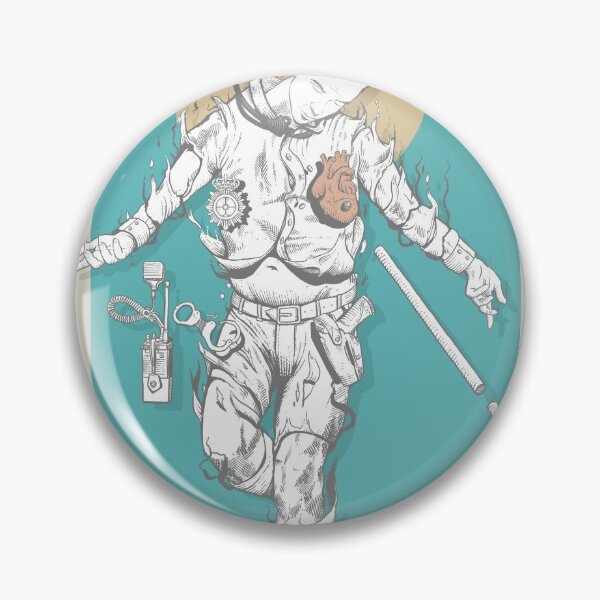 Item preview, Abstract police man designed and sold by ChibaCreative.