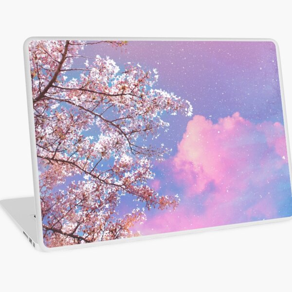 Cherry Blossom Aesthetic Sky Laptop Skin