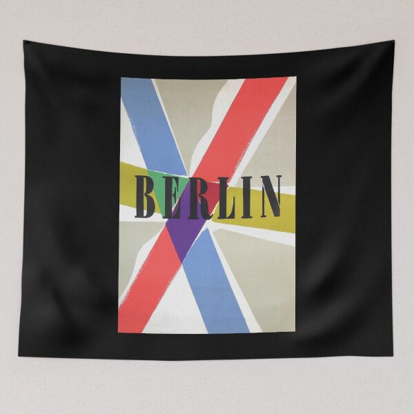 Item preview, Berlin vintage travel poster designed and sold by stickart-marek.