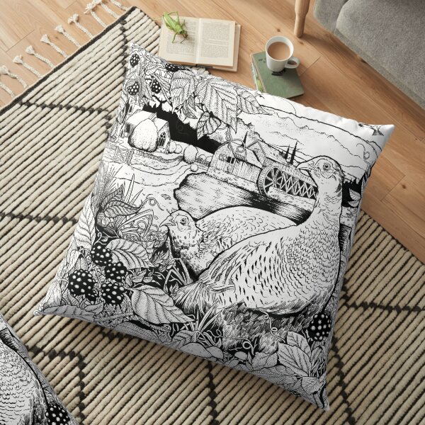 Country Life Floor Pillow
