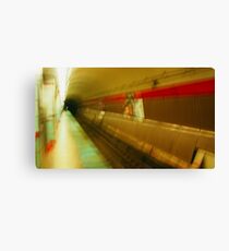 Warped El Tunnel Canvas Print