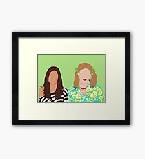 Skins UK- Effy & Pandora Framed Print