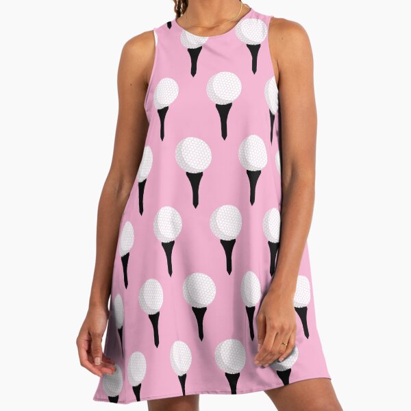 Golf Ball and Tee Pattern (Pink)" A-Line Dress for Sale by BuiceJox | Redbubble Golf Ball and Tee Pattern (Pink)" A-Line Dress for Sale by BuiceJox | Redbubble