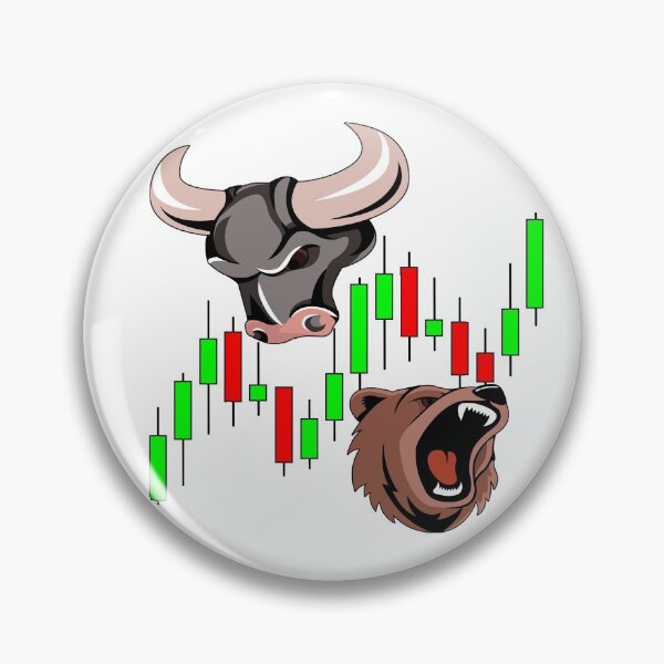 Item preview, bear and bull. For Traders of the financial markets designed and sold by I-love-trading.