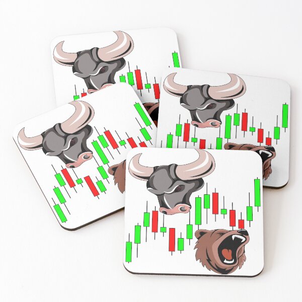 Item preview, bear and bull. For Traders of the financial markets designed and sold by I-love-trading.