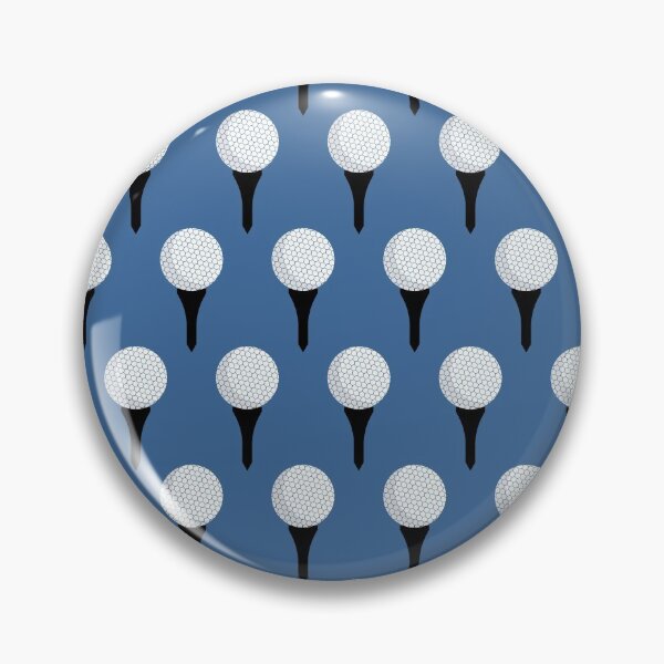 Item preview, Golf Ball and Tee Pattern (Blue) designed and sold by BuiceJox.