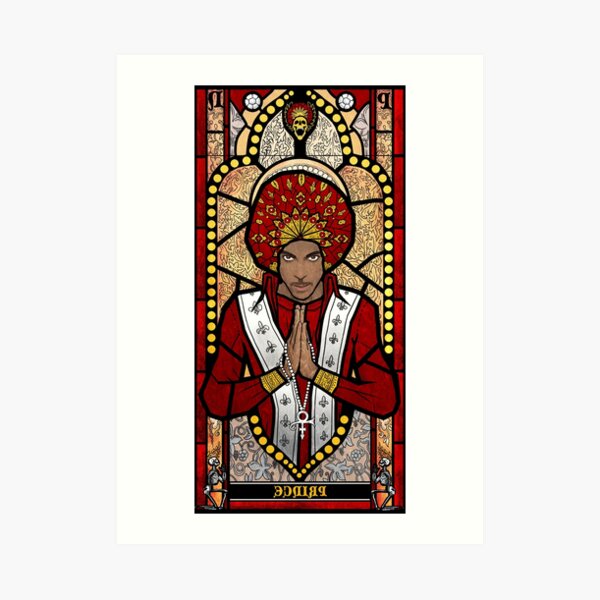 Prince Stained Glass Art Print