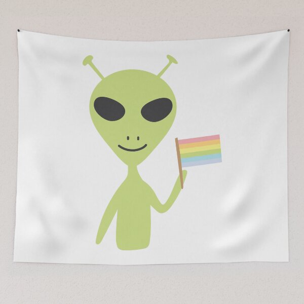 Item preview, Alien For Gay Pride designed and sold by AliAliOxenFreee.