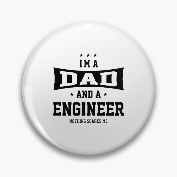 Item preview, Mens I'm A Proud Dad Of A Engineer Nothing Scares me - Dad Gift Funny Cool Fathers day designed and sold by DiogoCalheiros.