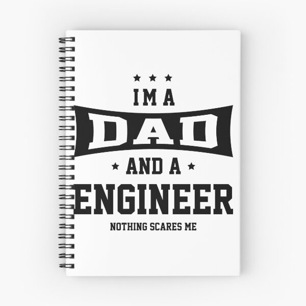 Item preview, Mens I'm A Proud Dad Of A Engineer Nothing Scares me - Dad Gift Funny Cool Fathers day designed and sold by DiogoCalheiros.