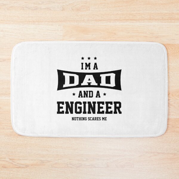 Item preview, Mens I'm A Proud Dad Of A Engineer Nothing Scares me - Dad Gift Funny Cool Fathers day designed and sold by DiogoCalheiros.