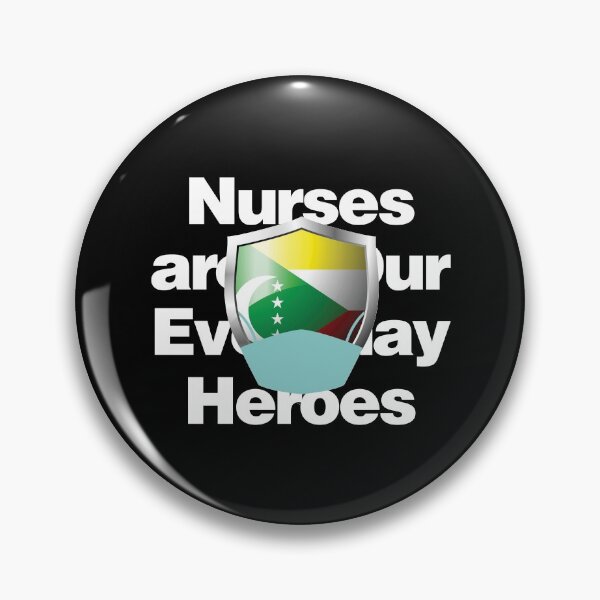 Item preview, Comoros Nurses are Everyday Heroes designed and sold by HelloFromAja.