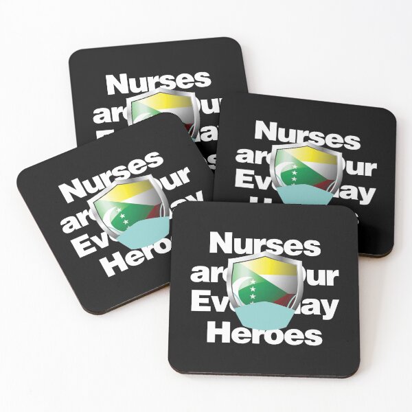 Item preview, Comoros Nurses are Everyday Heroes designed and sold by HelloFromAja.